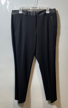 Load image into Gallery viewer, Karl Lagerfeld Paris Womens Black Flat Front Straight Leg Ankle Pants Size 12