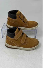 Load image into Gallery viewer, Timberland Baby Boys Brown Leather Round Toe Hook And Loop Ankle Boots Size 9.5