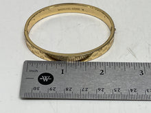 Load image into Gallery viewer, Michael Kors Women's Gold-Tone Hinged Bangle Bracelet (NCL