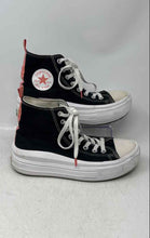 Load image into Gallery viewer, Converse Kids Chuck Taylor All Star Move Platform Black White Sneaker Shoes 6
