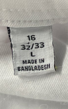 Load image into Gallery viewer, Calvin Klein Mens White Wrinkle Free Slim Fit Flex Collar Dress Shirt Size L