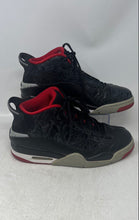 Load image into Gallery viewer, Nike Mens Air Jordan Dub Zero 311046-013 Black Red Lace-Up Sneaker Shoes Size 9