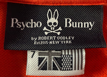 Load image into Gallery viewer, Psycho Bunny Mens Red Pima Cotton Short Sleeve Collared Polo Shirt Size 7