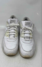Load image into Gallery viewer, Nike Mens Air Max 90 302519 White Leather Low Top Lace-Up Sneaker Shoes Size 10