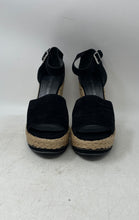 Load image into Gallery viewer, Stuart Weitzman Womens Soho Beige Black Suede Espadrille Sandals Size 10.5M