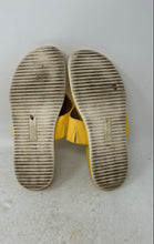 Load image into Gallery viewer, Giani Bernini Womens Cindy Yellow Faux Leather Slip-On Thong Sandals Size 8M