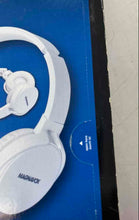 Load image into Gallery viewer, Magnavox MBH542-WH White Blend Wireless Headphones With Box Not Tested