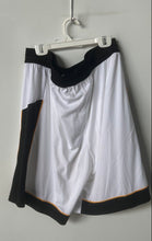 Load image into Gallery viewer, Adidas Mens Black White Elastic Waist Basketball Athletic Shorts Size Large