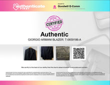 Load image into Gallery viewer, Authentic Mani By Giorgio Armani Mens Black Double-Breasted Blazer Size EUR 40
