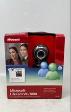 Load image into Gallery viewer, Microsoft LifeCam VX-3000 Gray Autofocus Digital Web Camera In Box Not Tested