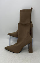 Load image into Gallery viewer, Zara Womens Brown Pointed Toe Block Heel Ankle Bootie Size EUR 38