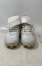 Load image into Gallery viewer, Under Armour Mens Harper 7 Mid RM White Lace-Up Baseball Cleats Size 7