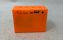 Load image into Gallery viewer, iJoy The Minimal Orange LED Mini Wireless Bluetooth Stereo Speaker Not Tested