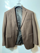 Load image into Gallery viewer, William Cheng & Son Mens Brown Notch Lapel Two-Button Blazer Size No Size
