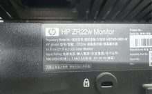 Load image into Gallery viewer, HP ZR22w 21.5" LCD Color Dual Monitors Computer Screens With Stand Not Tested