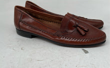 Load image into Gallery viewer, Giorgio Brutini Mens Brown Leather Slip-On Loafer Shoes Size 11