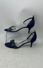 Load image into Gallery viewer, Adrianna Papell Womens Aerin Blue Beaded Evening Ankle Strap Sandals Size 8.5M