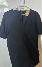Load image into Gallery viewer, Hugo Boss Mens Black Cotton Short Sleeve Collared Slim Fit Polo Shirt Size M