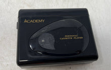 Load image into Gallery viewer, Academy Black Audio Portable Compact Personal Cassette Player Not Tested