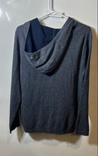 Load image into Gallery viewer, Banana Republic Mens Navy Blue Knitted 1/4 Zip Pullover Hoodie Size Medium