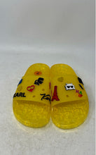 Load image into Gallery viewer, Karl Lagerfeld Paris Womens Thea Yellow Open Toe Slide Sandals Size 7M EUR 37.5B