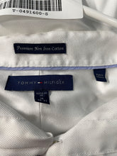 Load image into Gallery viewer, Tommy Hilfiger Mens White Cotton Long Sleeve Premium Non-Iron Dress Shirt Sz 18