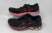 Load image into Gallery viewer, Asics Womens Gel Kayano 27 Black Pink Low Top Lace-Up Sneaker Shoes Size 8.5