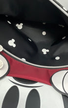 Load image into Gallery viewer, Bioworld Womens Black Disney Mickey Mouse Adjustable Strap Zipper Backpack