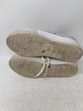 Load image into Gallery viewer, Karl Lagerfeld Womens Violet White Silver Leather Platform Sneakers Shoes EU 37