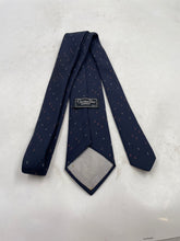 Load image into Gallery viewer, Christian Dior Mens Dark Blue Geometric Print Adjustable Long Designer Tie