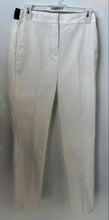Load image into Gallery viewer, Zara Womens White Black Flat Front Slash Pocket Skinny Leg Ankle Pants Size M