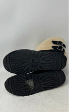 Load image into Gallery viewer, UGG Womens Beckham 1005413 Black Suede Buckle Fold-Over Snow Boots Size 7