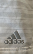 Load image into Gallery viewer, Adidas Mens White Striped Miami Hurricanes NCAA Golf Polo Shirt Size XL