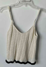 Load image into Gallery viewer, Zara Womens Beige Black Sleeveless V-Neck Short Pullover Camisole Top Size S