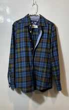 Load image into Gallery viewer, Tommy Hilfiger Mens Multicolor Plaid Classic Fit Flannel Button-Up Shirt Size M
