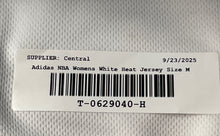 Load image into Gallery viewer, Adidas Mens White Miami Heat LeBron James #6 Basketball Jersey Size Medium