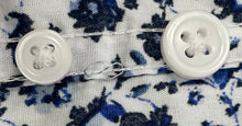 Load image into Gallery viewer, I.N.C International Concepts Mens White Blue Floral Print Button-Up Shirt Size L