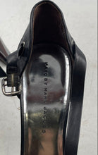 Load image into Gallery viewer, Authentic Marc By Marc Jacobs Womens Silver Black Ankle Strap Sandals Size 40