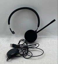 Load image into Gallery viewer, Jabra HSC016 Black USB Wired Adjustable Headband Volume Control On-Ear Headset