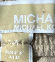 Load image into Gallery viewer, Michael Kors Womens Brown Elastic Waist Flat Front Wide-Leg Trouser Pants Size L