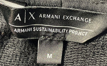 Load image into Gallery viewer, Armani Exchange Womens Black Elastic Waist Adjustable Drawstring Sweatpants Sz M