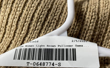 Load image into Gallery viewer, Love Change Womens Light Brown Chunky Knit Long Sleeve Pullover Sweater Size 3X