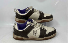 Load image into Gallery viewer, Zoo York Mens Hundred White Brown Leather Lace-Up Sneaker Shoes Size 10.5