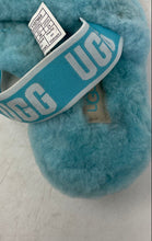 Load image into Gallery viewer, UGG Womens Oh Yeah Light Blue Open Toe Flat Slide Slipper Size 7