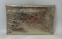 Load image into Gallery viewer, JNB Womens Gold-Tone Leather Inner Zip Pocket Chain Strap Envelope Clutch Purse