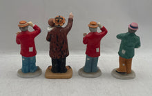 Load image into Gallery viewer, Lot Of 4 Pcs Flambro Emmett Kelly Jr Going My Way Popcorn Time Clown Figurines