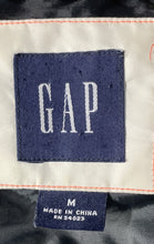 Load image into Gallery viewer, Gap Mens Black Quilted Long Sleeve Mock Neck Full-Zip Puffer Jacket Size Medium