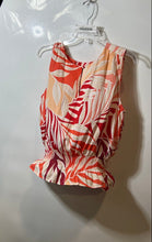 Load image into Gallery viewer, Ann Taylor Womens Multicolor Elastic Waist Sleeveless Collarless Tank Top Size L
