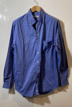 Load image into Gallery viewer, Authentic Emporio Armani Mens Blue Long Sleeve Collared Dress Shirt Size 15.5