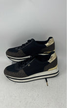 Load image into Gallery viewer, Michael Kors Womens Monique LS228 Black Brown Lace-Up Sneaker Shoes Size 7 M